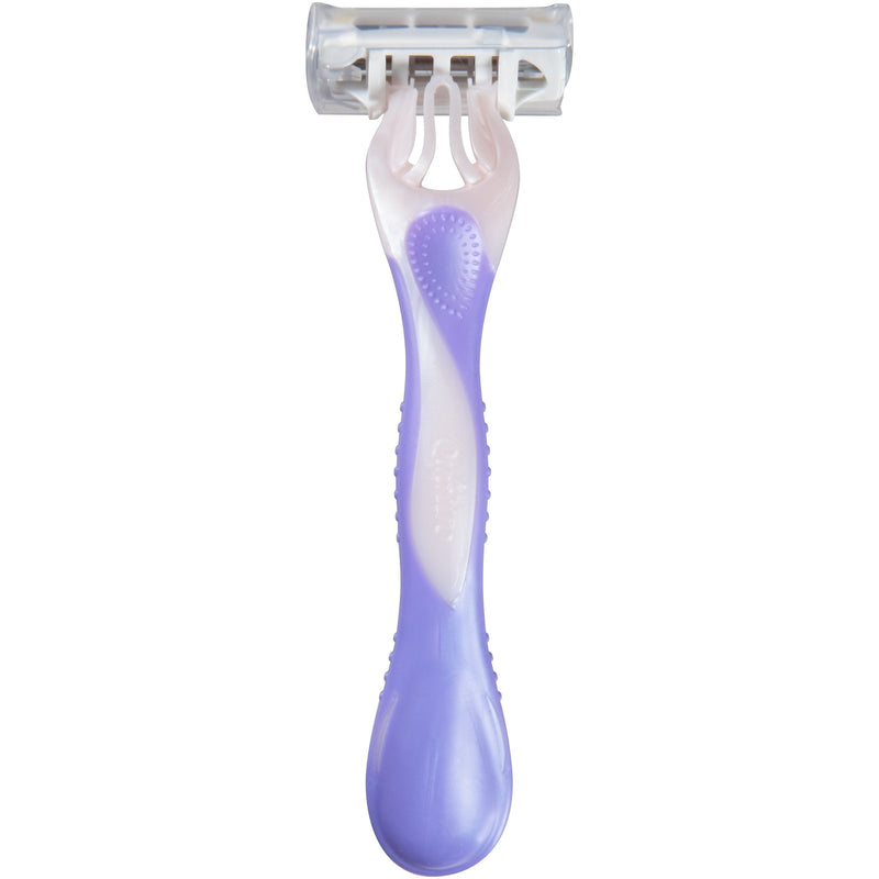 [Australia] - Schick Quattro for Women Disposable Sensitive Skin, 3 Count (Pack of 1) 