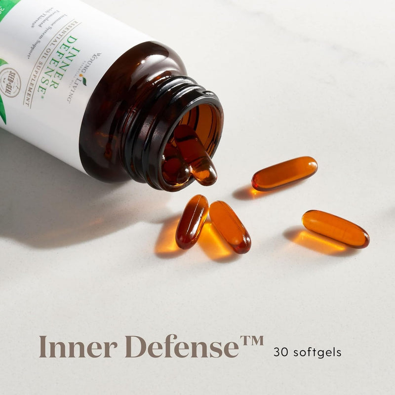 Young Living Inner Defense Softgels with Oregano & Essential Oils | Seasonal Wellness Supplement for Adults | Essential Oil Softgels | 30 Count 30 Count (Pack of 1)