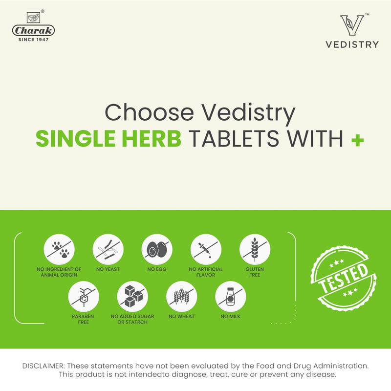 [Australia] - Neem+ Tablets 1100 mg with Neem & Long Pepper Extract - 60 Tablets - Herbal Supplements, Vegan- Pack of 1 