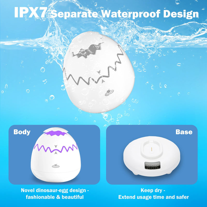 [Australia] - Ultrasonic Retainer Cleaner Machine for Denture, 45kHz Dental Cleaning Pod with Digital Timer, 3 Modes Waterproof Ultrasonic Denture Cleaner for Mouth Guard, Aligner, Jewelry, Braces,Rings,Necklaces 
