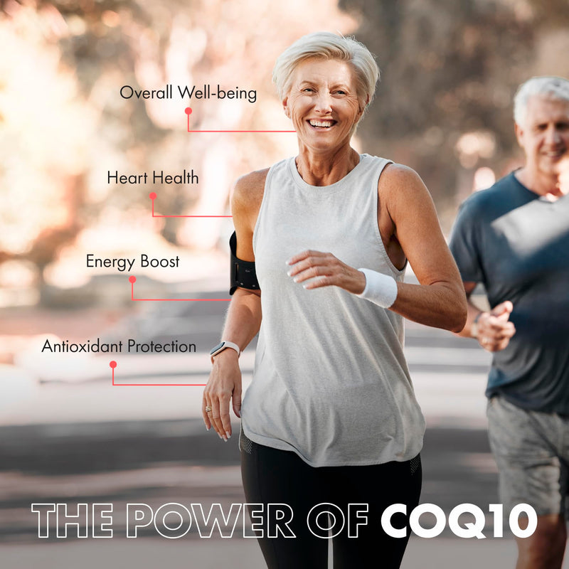 Premium CoQ10 Ubiquinone 200mg - Coenzyme Q10-120 Vegan Capsules - Naturally Fermented High Absorption - Heart, Energy & Fertility Support - Made in UK - Non-GMO - GMP Quality 120 count (Pack of 1)