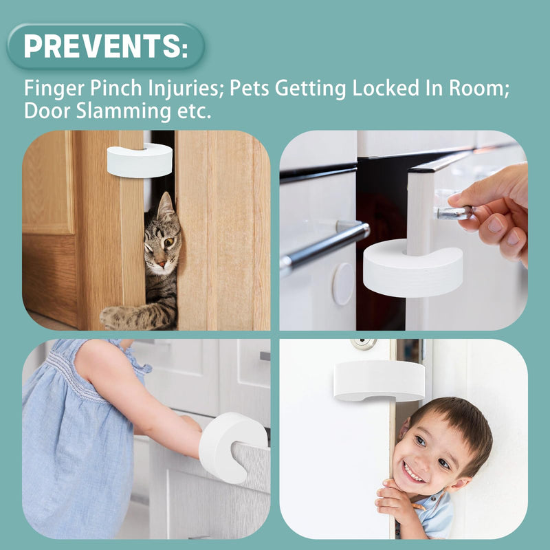 [Australia] - [2.2CM-Thickened] 8 Pack Door Finger Pinch Guards,Baby Proof Door Slam Stopper,Protect Child Fingers with Soft Foam Guard,Prevent Finger Pinch Injuries,Slamming Door,Child from Getting Locked in Room 