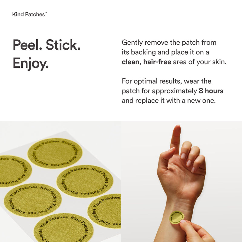 Kind Patches | Energy Patches - Extra Strong | Energy Boost Support | Botanical Plant-Based Formula with Caffeine, Red Ginseng & Vitamin B Complex | 30 Vegan Patches 30 Patches (1 Pack)