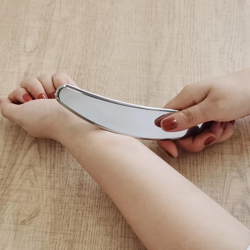 [Australia] - Stainless Steel Derma Edge Massage Tool & Scraping Massage Tools, Gua Sha Muscle Scraper Tool(UII-SD1C) UI-SD1C 