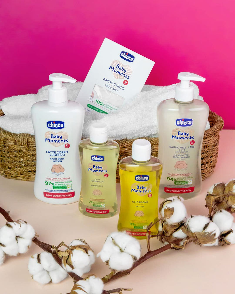 [Australia] - Chicco BABY SENSITIVE SKIN - MASSAGE OIL, 200 ml, 0M+ 
