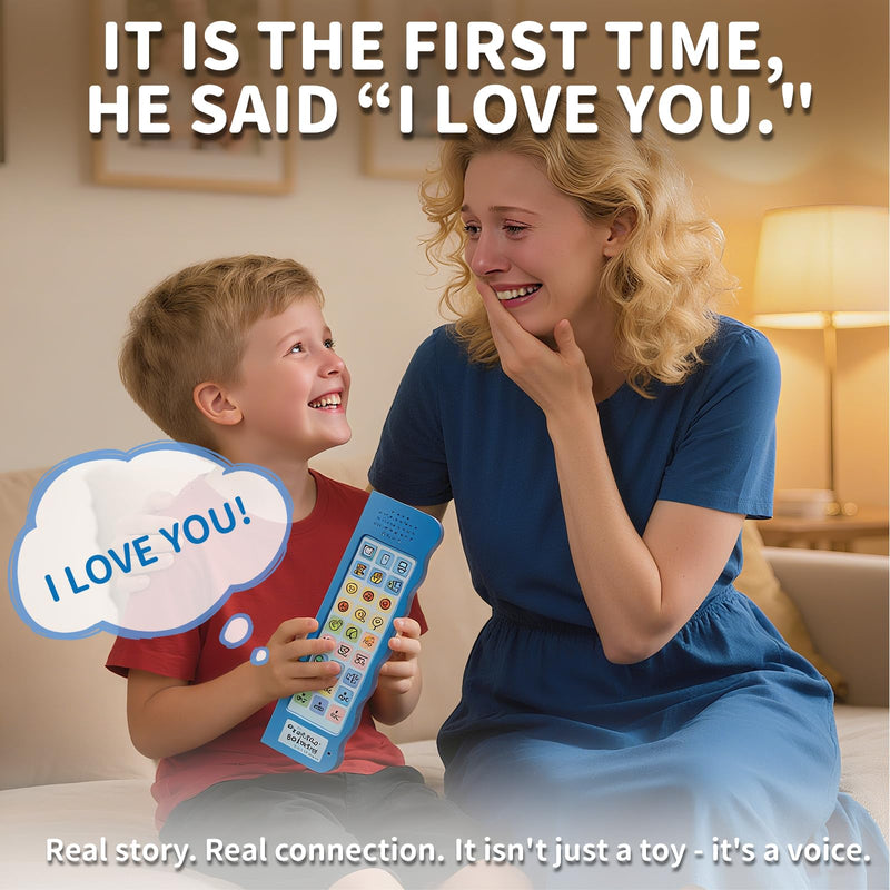 [Australia] - KidBloom AAC Device for Autism, Communication Device for Nonverbal Kids with 6 Programmable Buttons & Adjustable Volume, Sensory Toys for Autistic Kids Ages 3-7 