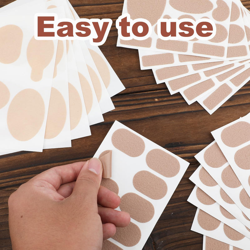 [Australia] - Pack of 20 moleskin adhesive pads, mix of different shapes, moleskin adhesive tape, moleskin plaster, moleskin sticker, foot protection, moleskine padding for feet, toes, fingers, shoes 