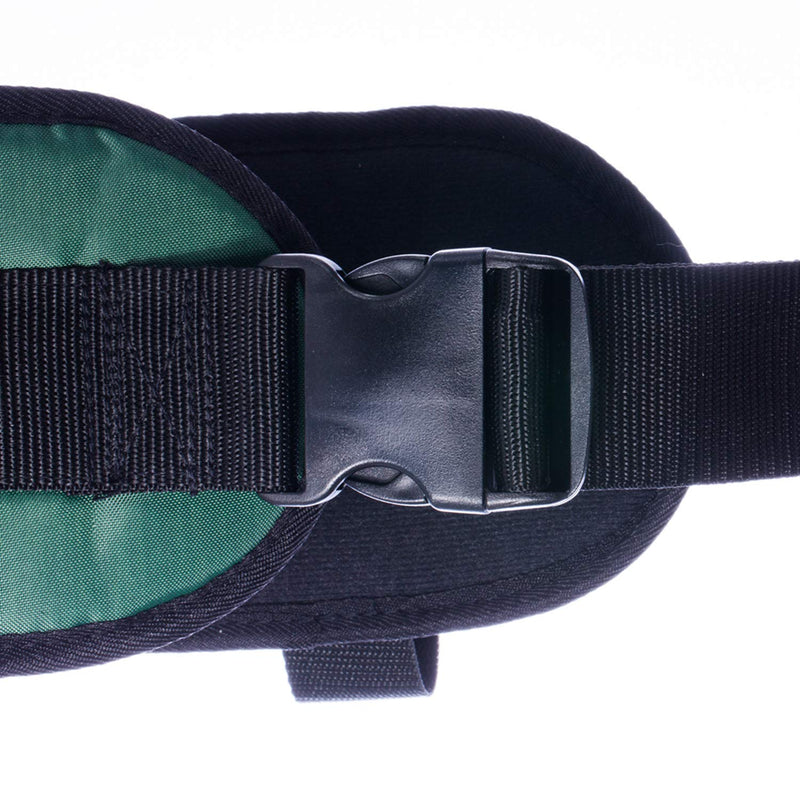[Australia] - COW&COW Padded Gait Belt with 4 Handles and Quick Release Buckle 5.5 inchs(Green, M/28inches-48inches) Green 48 Inch (Pack of 1) 