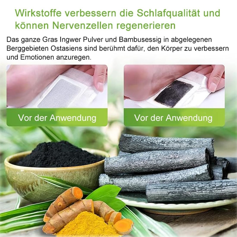 [Australia] - Detoxification plaster feet, detox foot plaster detoxification, foot pads, deep cleansing foot pads, foot plaster for detoxification, detox plaster original (30 pieces), 2-piece set 