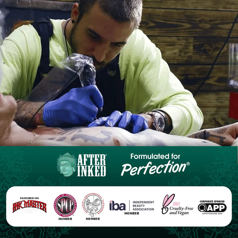 [Australia] - After Inked Tattoo Aftercare Lotion – Moisturizing Balm for Inked Skin, As Seen on INK MASTER – Hydrating Cream with Grape Seed Oil, Skin Nourishment & Daily Maintenance – 3 Fluid oz Tube (1-Pack) Tube: 3 Fl Oz (1 Unit) 