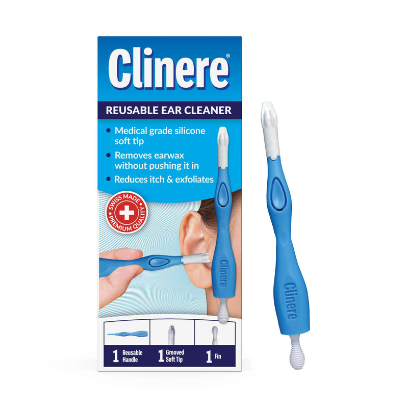[Australia] - Clinere¬Æ Reusable Ear Cleaner Kit - Earwax Remover Tool for Gentle Ear Canal Cleaning & Itch Relief - Safe Home Ear Wax Removal - Reusable & Effective Ear Care Solution 