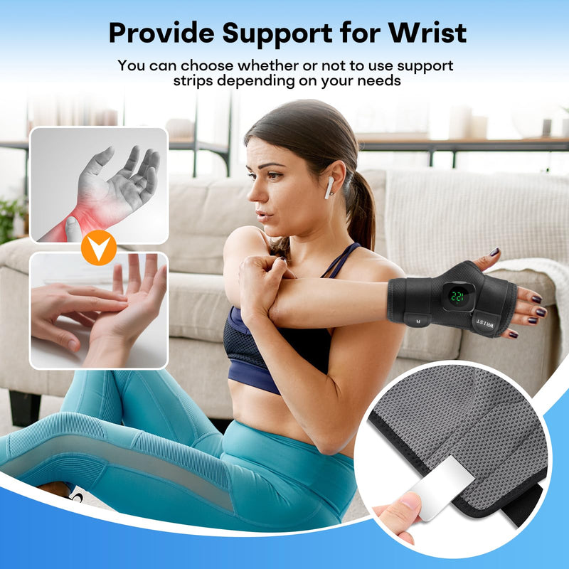Heated Wrist Wrap for Right Hand, Heated Wrist Brace for Men Woman