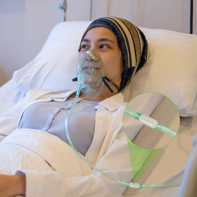 [Australia] - 10 Packs Oxygen Tubing Swivel Connector for Oxygen Tubing - Oxygen Cannula Connector, Avoid Tangling of Tube (Male to Male) 