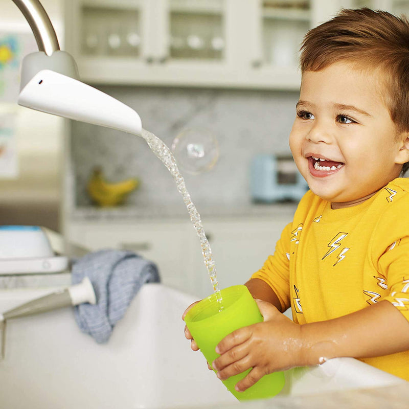 [Australia] - CHILDHOOD (2 Pack) Faucet Extender for Kitchen and Bathtub Sink, Universal Sink Handle Extenders, Fun Hand-Washing for Babies, Toddlers and Kids (Grey) 