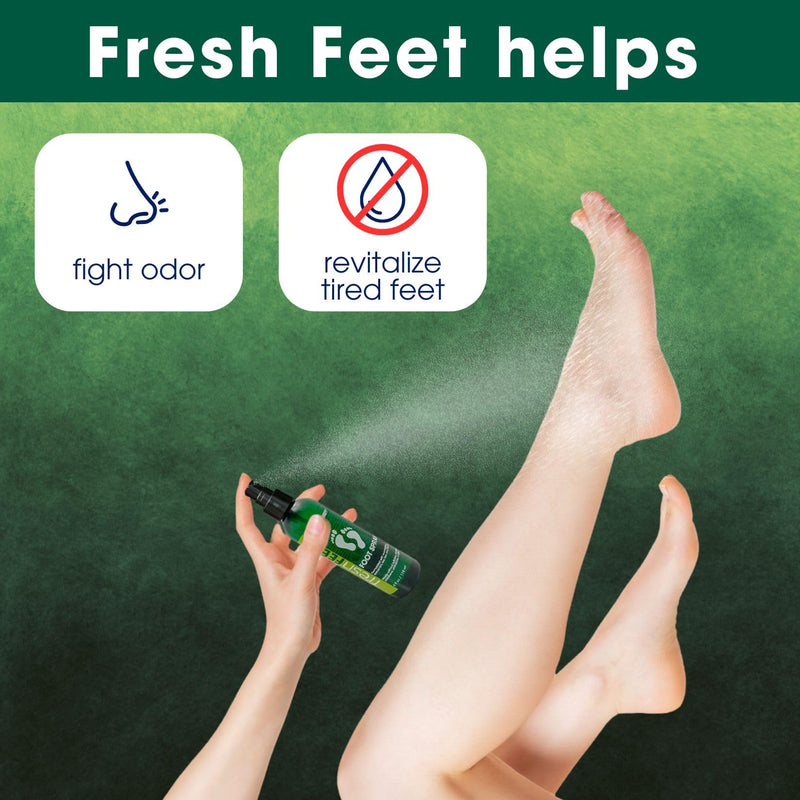 [Australia] - Fresh Body FB Fresh Feet Odor Fighting Spray with Essential Oils for Feet & Shoes, 4 Ounce Spray Bottle (2 Pack) 2 Pack 