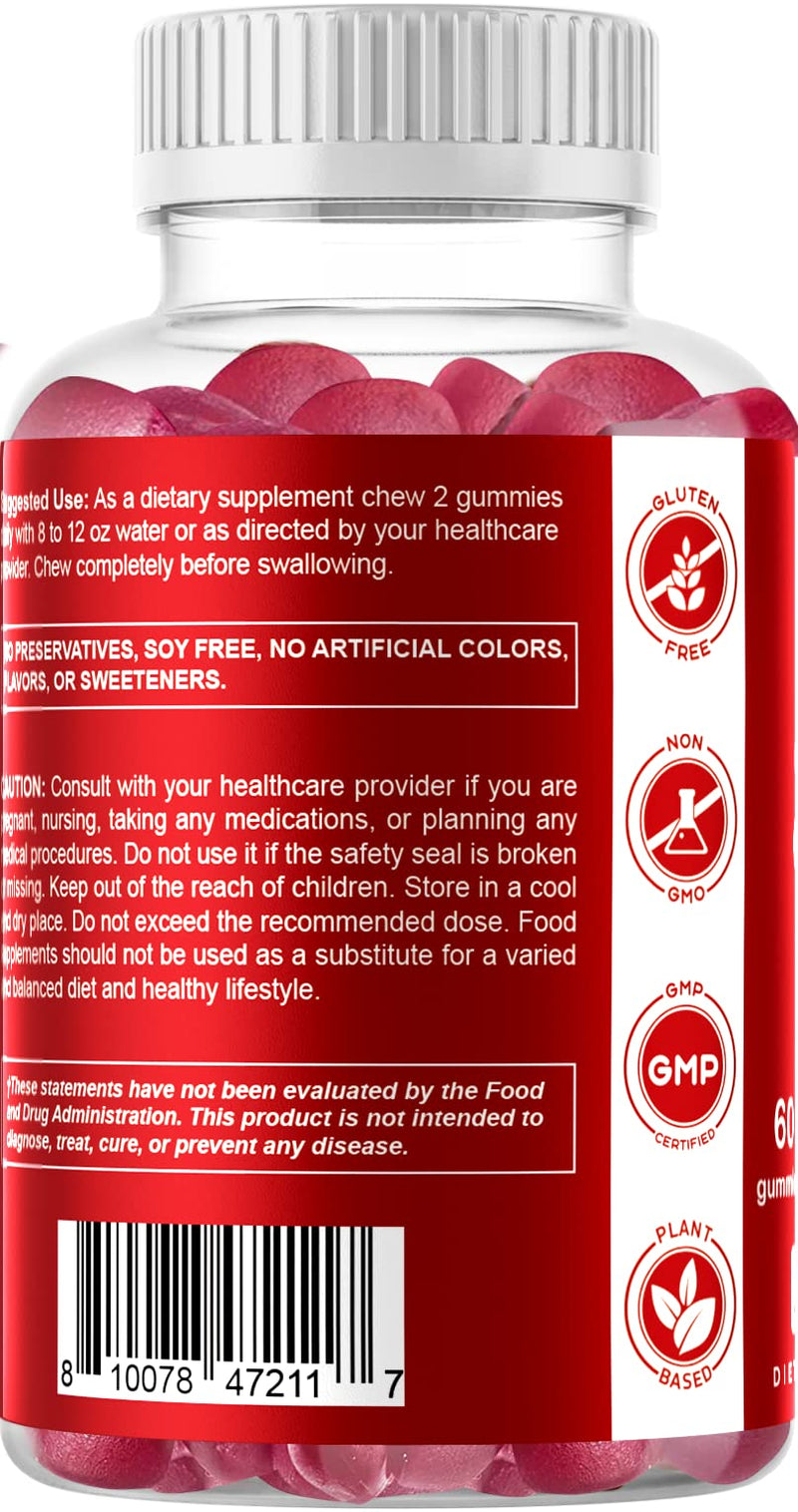 [Australia] - 2 Pack - Vitamatic Sugar Free Chromium Gummies with Ceylon Cinnamon - 2000 mg per Serving - Non-GMO - Gluten Free - 60 Vegan Gummies 