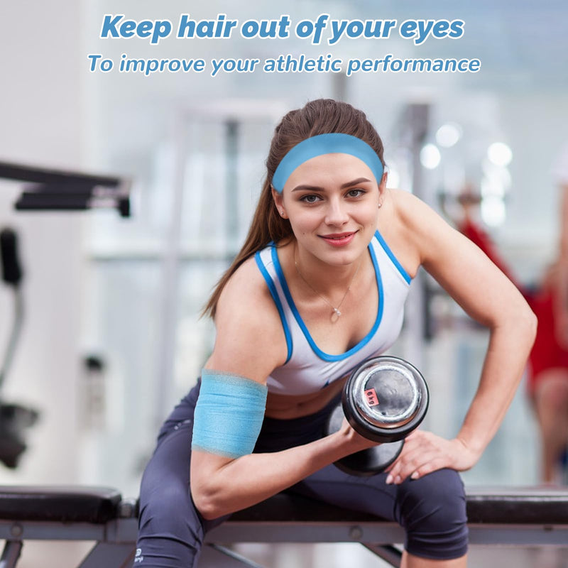 4 Rolls Pre Wrap Athletic Tape, 7cm×27m Prewrap Athletic Tape, Easy to Tear and Apply