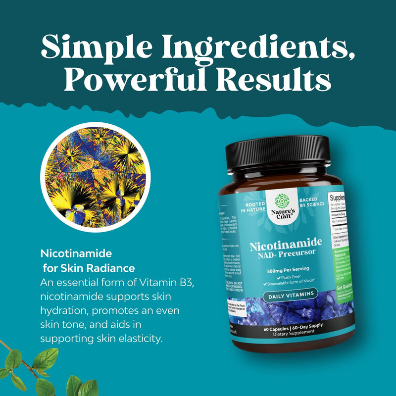 Bundle of Youthful Trans Resveratrol Supplement and Vitamin B3 Nicotinamide 500mg Capsules - With AMPK Activator Brain Booster Immune Support - Mitochondrial Energy and Potent Skin Supplement