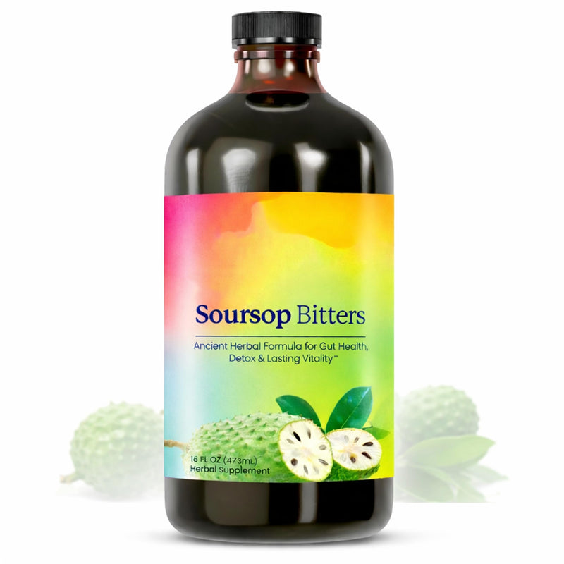 Soursop Bitters Herbal Liquid Supplement, Botanical Bitter Formula for Daily Wellness Routine, Easy to Use Liquid for Home, Travel & Everyday Use (1) 1