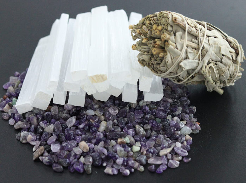 [Australia] - XIANNVXI 4 Inches Selenite Sticks 12PC Large Selenite Crystal Wands White Raw Rough Crystals Bulk for Healing Reiki Metaphysical Energy Drawing Protection Wiccan Altar Supplies 4 Inch-12pc 