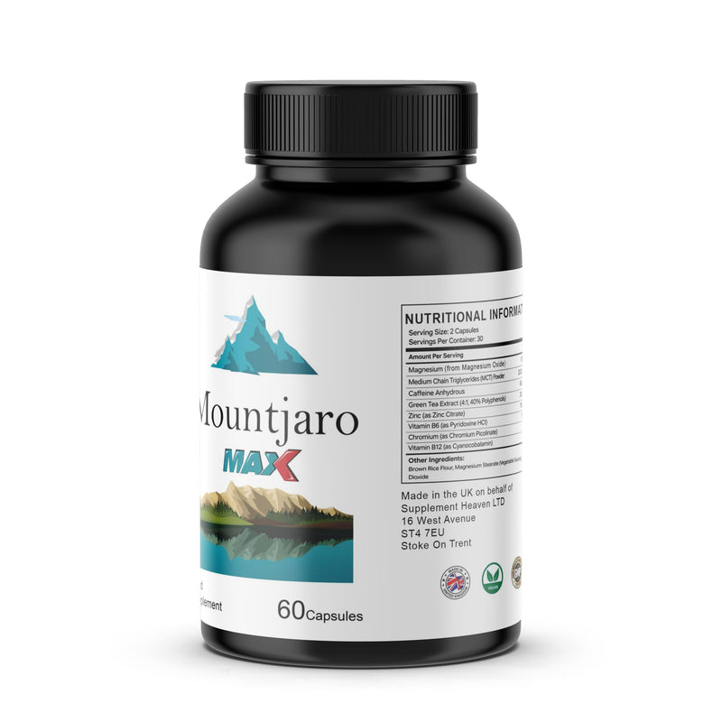 Mountjaro Max- / Weight Management Capsules - Natural Ingredients - 60 Capsules/Supplement Heaven