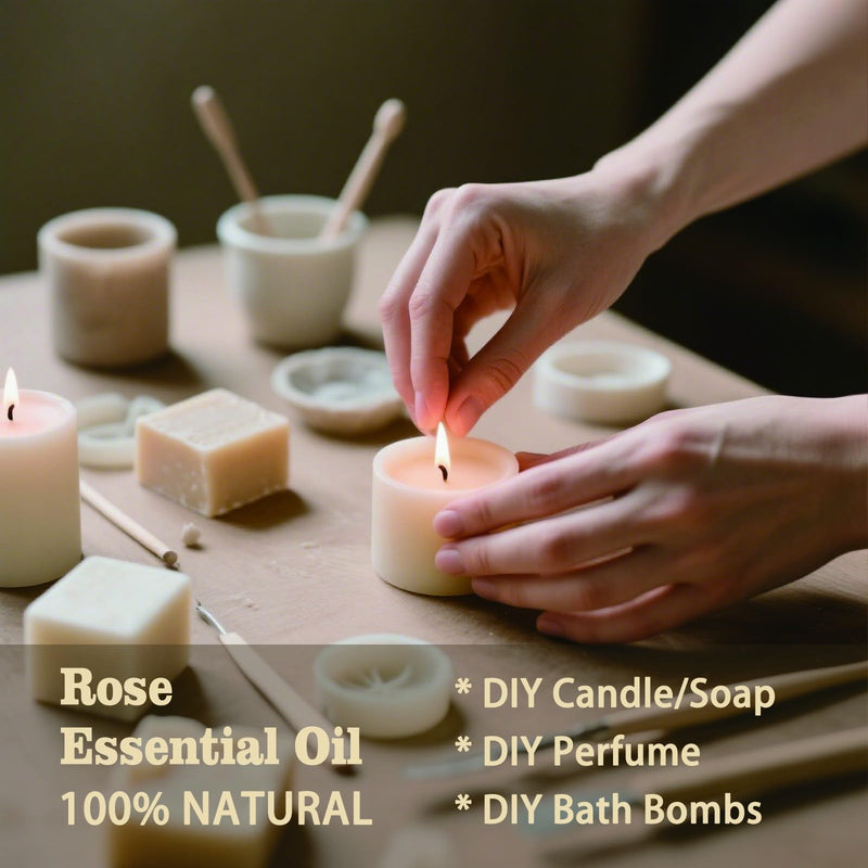 [Australia] - Rose Fragrance Oil-Rose Essential Oil 4.33oz (130ml)-100% Pure Natural Scent for Diffusers, Candles, Soap Making & Aromatherapy-Relaxing Home & Gift Essential Oil for Bath, Massage Rose 4.33 Fl Oz (Pack of 1) 