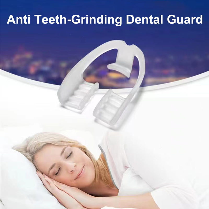 [Australia] - Mouth Guard for Grinding & Clenching Teeth with Portable Hygiene Case | Anti-Slip & Soft Hook Design BPA Free | Disposable & Ready to Use - No Need to Boil/Mold | One Size Fits All 16 Count 