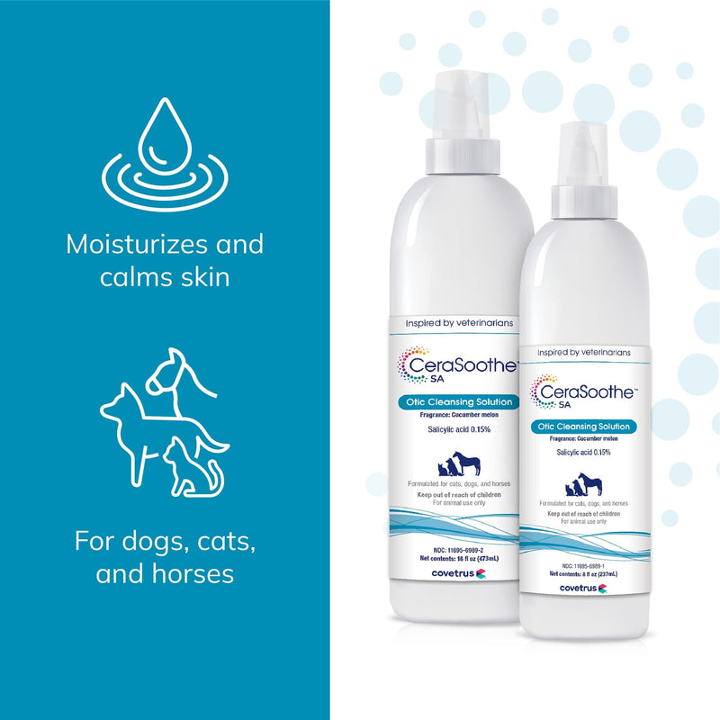 CeraSoothe® SA Otic Cleansing Solution 8oz 8 oz - PawsPlanet Australia