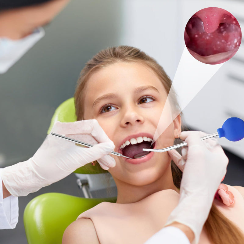 [Australia] - Tonsil Stone Removal Set, Gutepa Tonsilclin Tonsil Stone Removal Tool with Cupping Glass & Cupping Head & Dental Mirror, Tonsil Stone Remover Tools for Oral Care, Fresh Breath, Against Bad Breath 