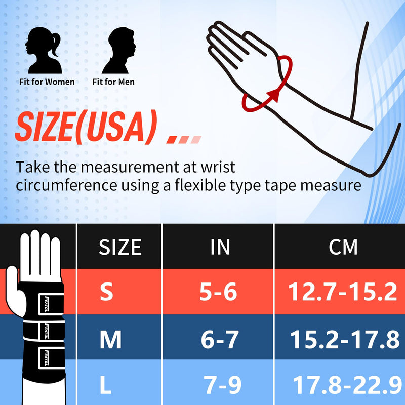 [Australia] - FEATOL Wrist Brace With Thumb Support for Dequervains Tendonitis-Thumb Brace for Carpal Tunnel, Tendonitis, Arthritis Pain Relief-Thumb Spica Splint for Night-Right Hand Small/Medium-for Men and Women Small/Medium(Pack of 1) Right Hand-Black Blue 