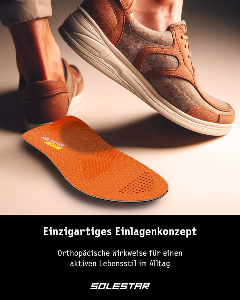 [Australia] - Solestar Active insoles everyday shoes size. 41/42 - Orthopedic shoe insoles - Elimination of discomfort & stabilization in everyday life - Maximum comfort 41-42 