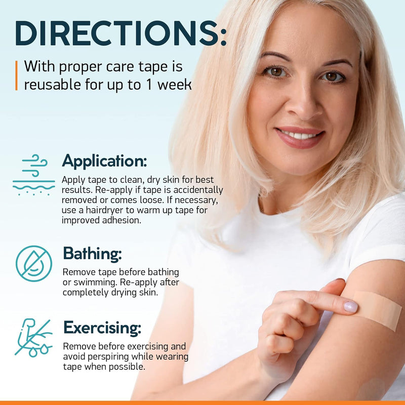 [Australia] - NUVADERMIS Silicone Scar Tape for Surgical Scars - 120" x 1.5" Roll - Extra Long Scar Sheets for C-Section, Tummy Tuck, Keloid, and Surgical Scars - Reusable Medical Grade Silicone Scar Tape - 1 Pack Light - 1 Pack 