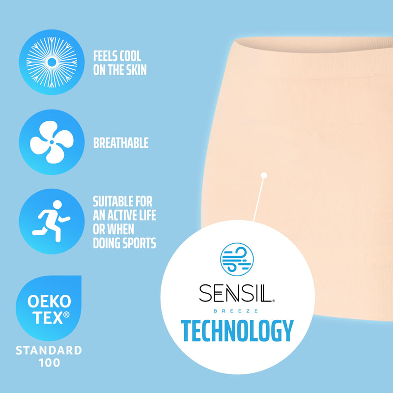 [Australia] - StomaSafe Cool Ostomy Support Belt (L/XL) | Light Compression Garment with Breathable Breeze Yarn | Discreet Fixation for 1- & 2-Piece Systems | Seamless, Latex-Free, Unisex Design Large/X-Large 