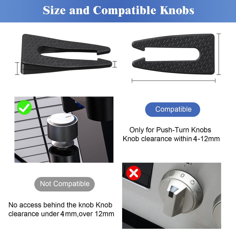 [Australia] - 5 Pack Stove Knob Locks,Gas Stove Knob Lock for Baby Safety,Child and Pets Safety Guards,Prevent Children or Pets from Accidentally Turning on Gas Stove 