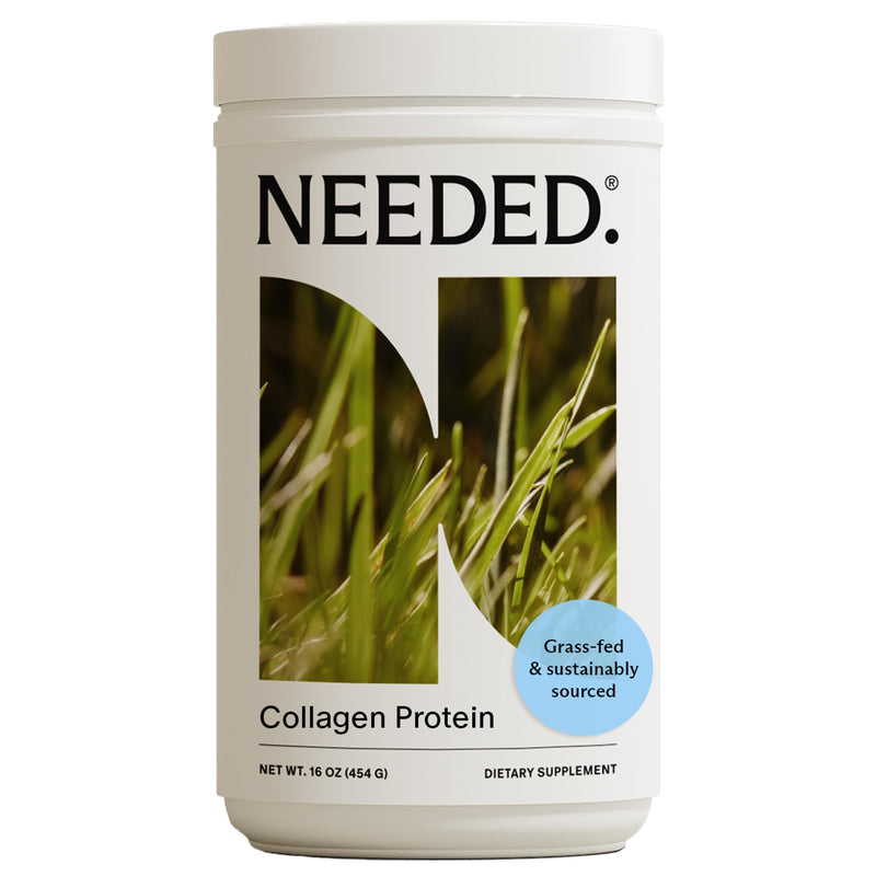 [Australia] - Needed. Hydrolyzed Collagen Protein Powder | Expert-Backed & Clean Sourced | Supports Skin, Hair, Joints | Grass-fed, Pasture-Raised, Hormone-Free | 1lb Unflavored 