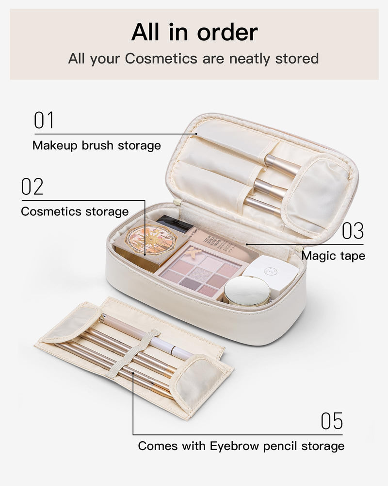 VLANDO Makeup bag travel essentials for women