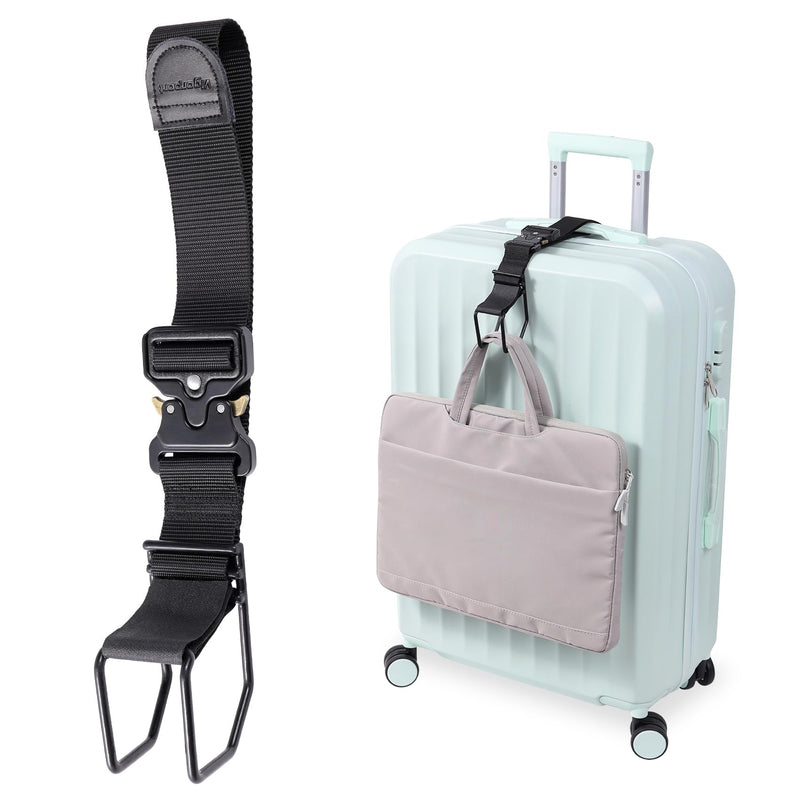 Luggage Straps, Luggage Connector Straps for Suitcases Add A Bag and Connect Your 3 Suitcases Together, J Hook Luggage Strap for Add a Bag