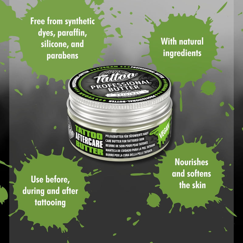 [Australia] - Aftercare Butter – Vegan Tattoo Care Balm for Moisturized & Nourished Skin – 3.38 oz 3 Ounce (Pack of 1) 