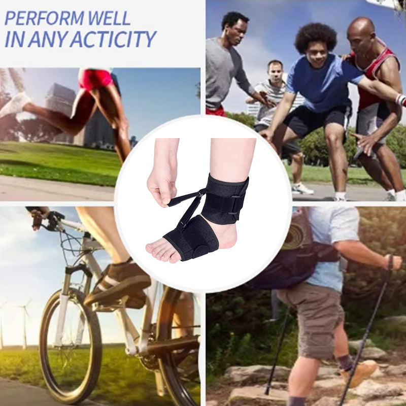 [Australia] - Wilsonzin foot lift splint for foot lift weakness, ankle joint orthosis, adjustable ankle stabilization & foot drop support. Helps with valgus foot, nerve injuries, leg muscle disorders 