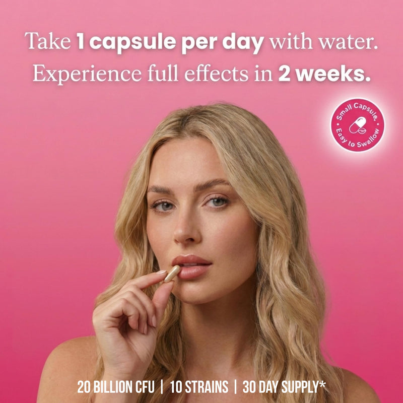 Women’s Live Cultures Complex 20 Billion CFU | 10 Strains | Multi Strain Bio Cultures with Lactobacillus, Bifidobacterium & Bacillus Coagulans + Dandelion & DGL Liquorice | Vegan 30 Day Supply