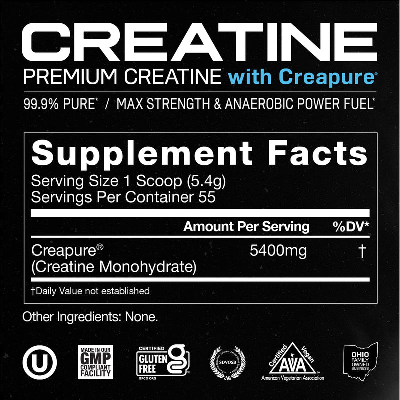 [Australia] - Muscle Feast Creapure Creatine Monohydrate Powder, Vegan Keto Friendly Gluten-Free, Mass Gainer, Muscle Recovery Supplement and Best Creatine for Muscle Growth, Unflavored, 300g 55 Servings (Pack of 1) 