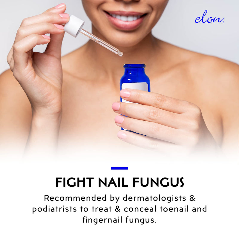 Elon Dual Defense Anti-Fungal Formula | 25% Undecylenic Acid | Treat & Eliminate Nail Fungus | Dermatologist & Podiatrist Recommended 0.51 Fl Oz (Pack of 1)