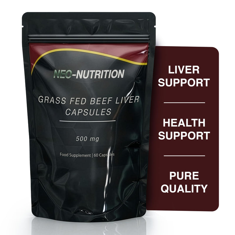 Grassfed Beef Liver Capsules 500mg - Supports Liver, Brain, and Heart Health (120 Capsules) 120 count (Pack of 1)
