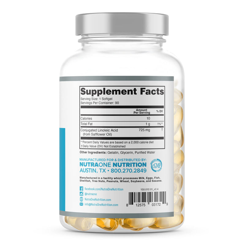 [Australia] - NutraOne CLAOne Supplement from Nutrition ‚Äî Conjugated Linoleic Acid (CLA) Natural Supplement* (90 Capsules) 