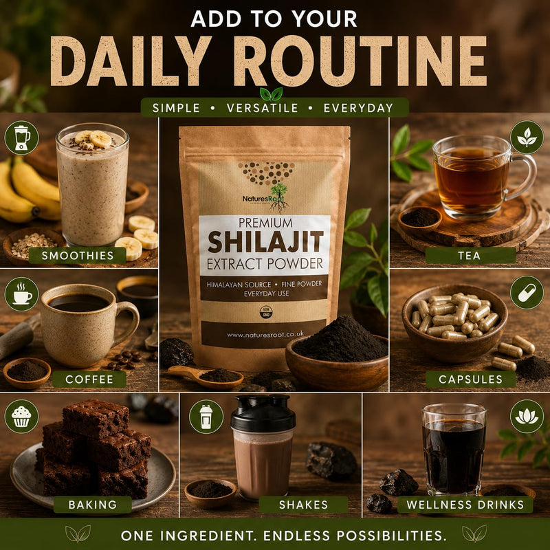 Nature’s Root Premium Shilajit Powder 250g - Ayurvedic Medicine | Indian Himalayan Supplement | Natural Energy Booster | Vegan