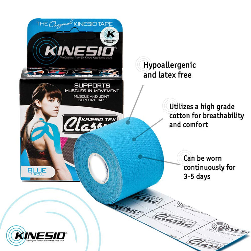 [Australia] - Kinesio Taping - Elastic Therapeutic Athletic Tape Tex Classic - Beige – 2 in. x 13 ft 2 Inch (Pack of 1) 