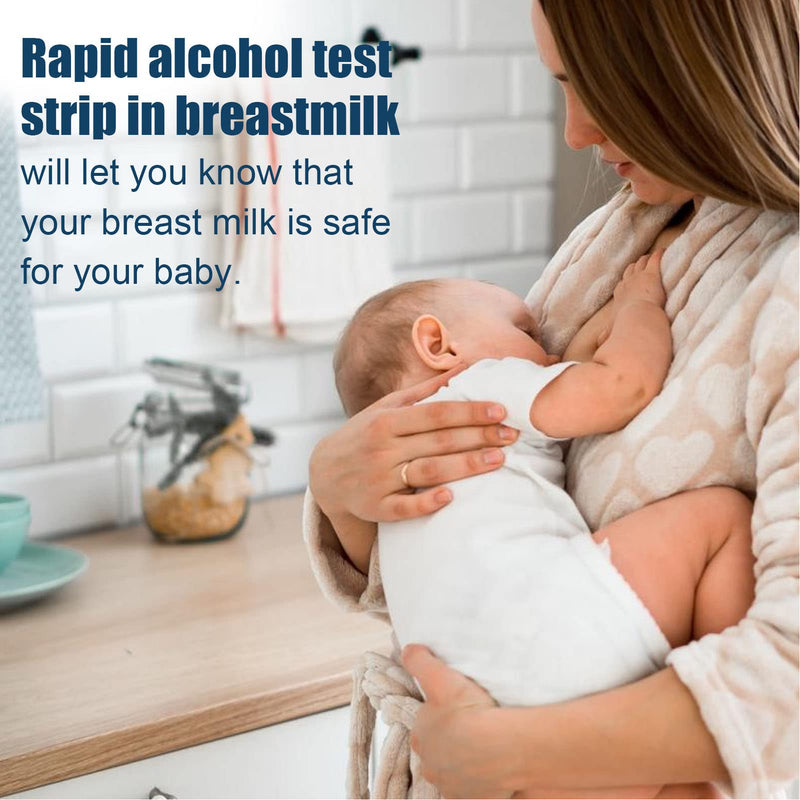 [Australia] - Breastmilk alcohol test strips, breastmilk alcohol test strips, pack of 25 breastmilk alcohol test strips, quick, accurate detection, breastmilk alcohol test strips for breastfeeding mothers 
