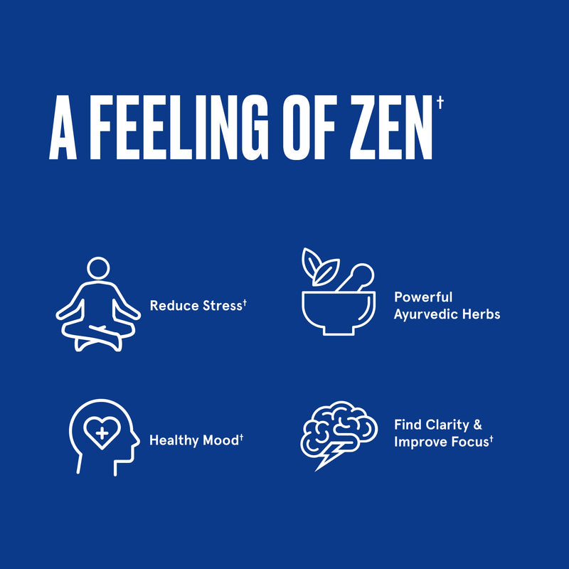 Bulletproof Zen Mode Stress Relief and Tranquility Capsules, 45 Count, Supplement for Calm and Relaxation | Supplement for Calm and Relaxation 45 Count (Pack of 1)