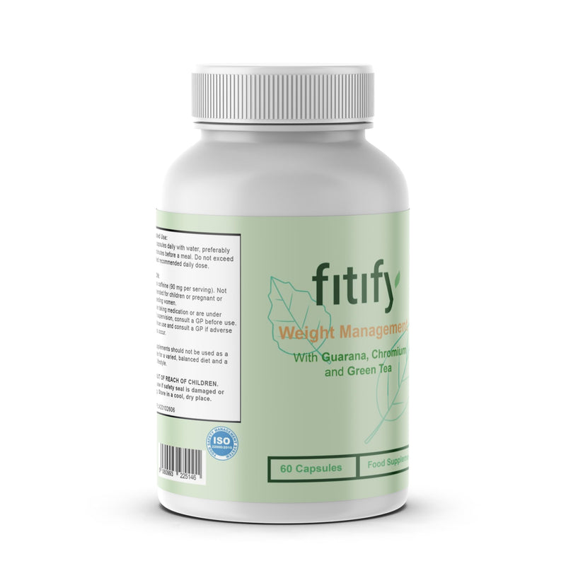 Fitify - 60 Capsules, Weight Management Capsules - Natural Ingredients, Cutting-Edge Food Supplement, Support Healthy Digestion, Supplement Heaven