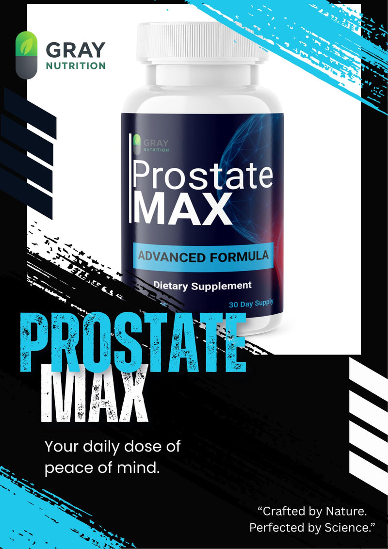 Prostate Max - Advanced Prostate Support Formula - One Month Supply - 60 Capsules